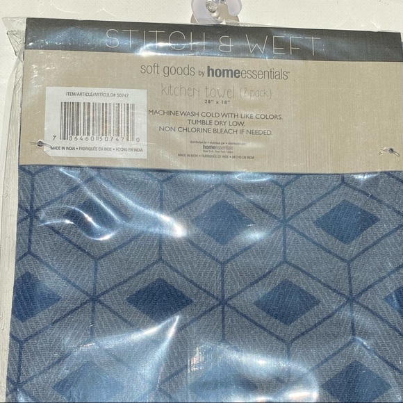 🔥5/$25🔥Stitch & Weft Geometric Kitchen Towels - Picture 4 of 4